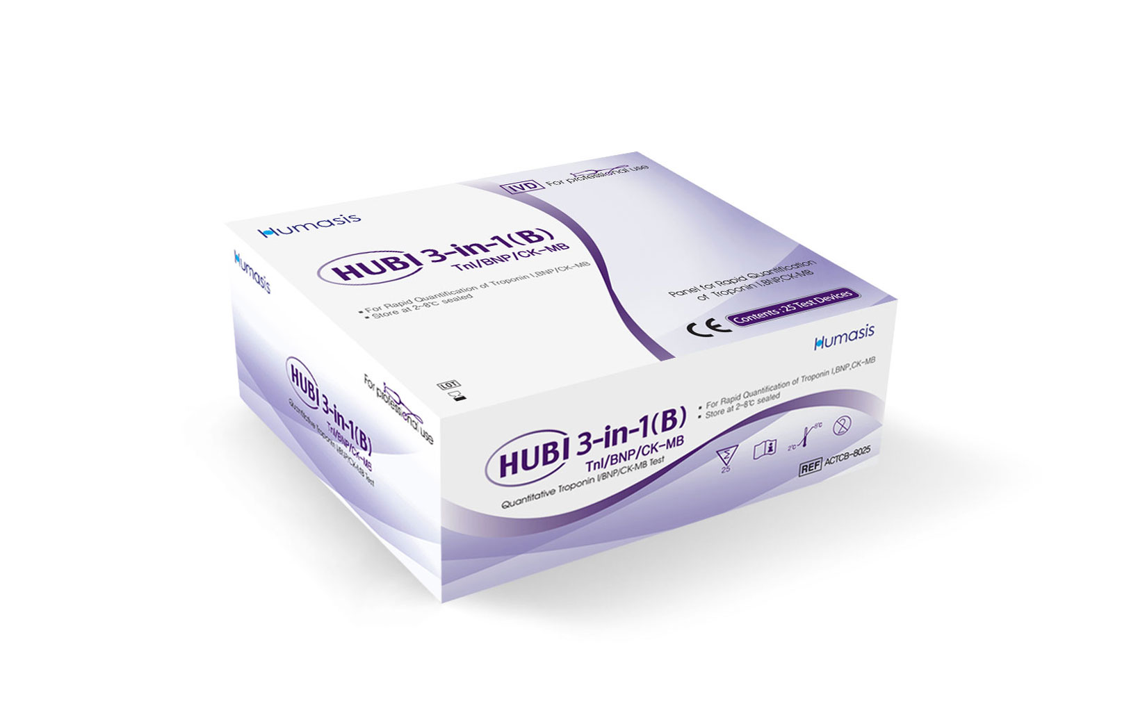 HUBI Cardiac 3in1(B)(BNP/TnI/CK-MB)